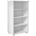 Ver imagem 2 de Multiuso 2 Portas 3 Prateleiras Rosana 110cm Ajl Móveis