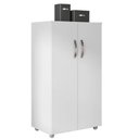 Ver imagem 1 de Multiuso 2 Portas 3 Prateleiras Rosana 110cm Ajl Móveis