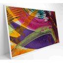 Ver mais imagens de Quadro Pintura Ondas 60x40 Cm Vidro Impresso