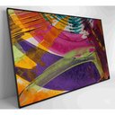 Ver imagem 5 de Quadro Pintura Ondas 60x40 Cm Vidro Impresso