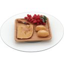 Ver imagem 3 de BAILARINA PRATO PARA SERVIR 2x45x45cm VIDRO TRANSP GIRATORIO