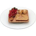 Ver imagem 5 de BAILARINA PRATO PARA SERVIR 2x45x45cm VIDRO TRANSP GIRATORIO