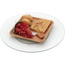 Ver imagem 6 de BAILARINA PRATO PARA SERVIR 2x45x45cm VIDRO TRANSP GIRATORIO