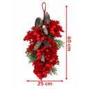 Ver imagem 5 de Pendente Natal Enfeite Arranjo Decoração Porta Parede 60cm