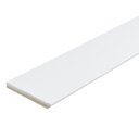 Ver imagem 1 de Kit com 20 Barras Rodapé de MDF 15CMX15MMX2.20m Revestido Liso 44m Branco Moldurama