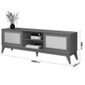 Rack Andros para Tv até 65 Polegadas 2 Portas Edn Cor Cedro - 2