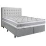 Cama Box com Cabeceira Herval King Alba, 65x193x203cm, Molas Ensacadas - 2