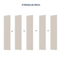 Ver imagem 5 de Painel Liso para TV até 75 Polegadas 200x250cm Aruá CabeCasa MadeiraOriginals Off White