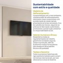 Ver imagem 7 de Painel Liso para TV até 75 Polegadas Planejado 200x250cm Aruá CabeCasa MadeiraOriginals Off White
