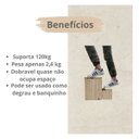 Ver imagem 3 de Banqueta Escadinha Auxiliar 2 Degraus Maca Estética 120kg