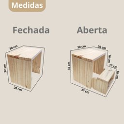 Banqueta Escadinha Auxiliar 2 Degraus Maca Estética 120kg - 5