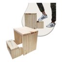 Ver imagem 2 de Banqueta Escadinha Auxiliar 2 Degraus Maca Estética 120kg