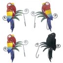 Ver imagem 1 de Gancho Metal Arara Vermelha Kit 4 Uni Decoraçao Parede Sala Quarto Casa Pendura Chaves Chapeu Bone M