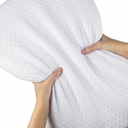 Ver imagem 2 de Travesseiro Favo de Mel Macio 50x70cm Branco Super Conforto - Lavável