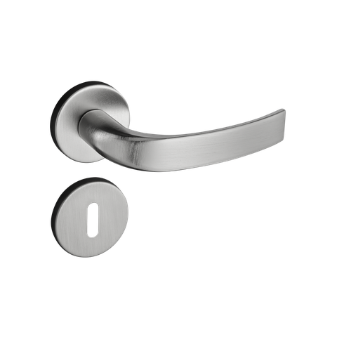 Fechadura Pado 926 Copa Roseta Redonda Interna - Cromo Acetinado