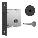 Ver imagem 1 de Fechadura Auxiliar Trava Segurança Tetra Stam 1004 Preta 40m