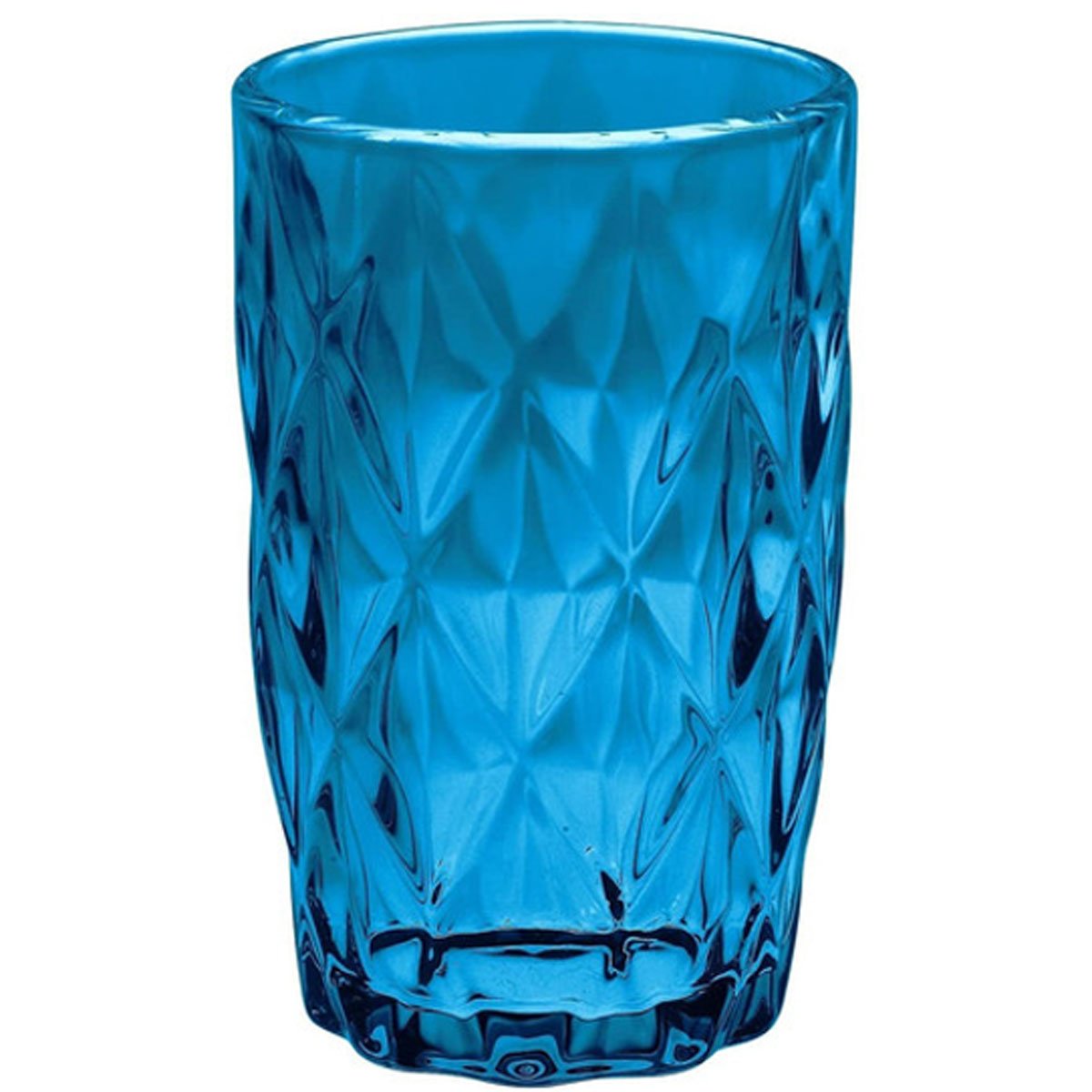 Jogo de copos 6 peças 340ml linha Collection em vidro Azul - 2
