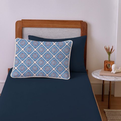 Jogo de Cama Simples Estampado 100% Algodão Premium Pent Coleção 2025/2026