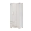 Ver imagem 1 de Armario Multiuso Ébano 3 Portas e 2 Gavetas Jcm:branco