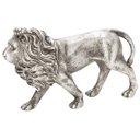 Ver imagem 1 de Escultura Decorativa Leão Prata em Poliresina 15 X 7CM MART