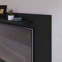 Ver imagem 5 de Painel Tv Smart 48 Polegadas Prateleira Organizadora Multiuso Porta Objeto Decoração Sala Quarto