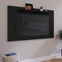 Ver imagem 3 de Painel Tv Smart 48 Polegadas Prateleira Organizadora Multiuso Porta Objeto Decoração Sala Quarto