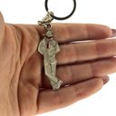 Ver imagem 2 de Chaveiro Seu Zé Pelintra Malandro Umbandacandomblé-selecione:zé Branco 14cm Metal Niquel
