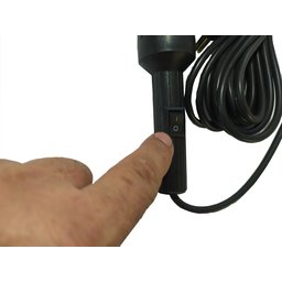 Pendente Luz C/ Lig/desliga Fio Pp 8mt Gaiola Arame Média - 2