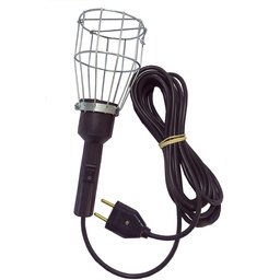 Pendente Luz C/ Lig/desliga Fio Pp 8mt Gaiola Arame Média - 1