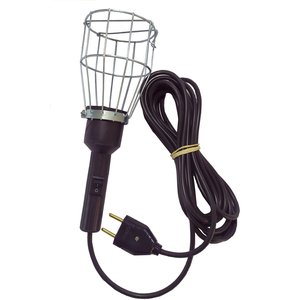 Pendente Luz C/ Lig/desliga Fio Pp 8mt Gaiola Arame Média