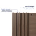 Ver imagem 5 de Cama Queen/casal com Cabeceira Ripada e Mesas de Cabeceira Seringal c/ Led Cabecasa Madeiraoriginals