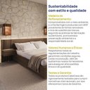 Ver mais imagens de Cama Queen/Casal com Cabeceira e Mesas de Cabeceira Seringal LED CabeCasa MadeiraOriginals Marrom