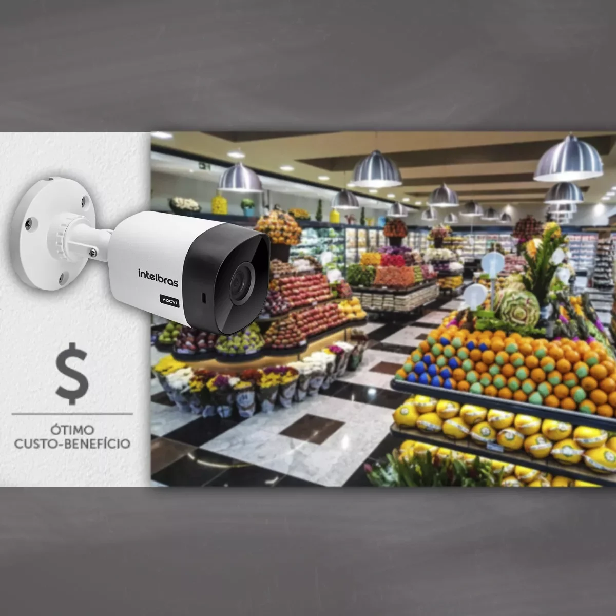 Kit Cftv 6 Câmeras Segurança Intelbras Dvr 8 Canais com Hd - 6