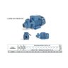 Bomba Claw Periférica Qb60h 0,5cv Monofásico 220v Azul 220 (m) - 3
