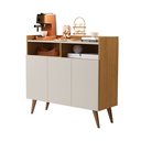 Ver imagem 1 de Balcão Aparador Cantinho do Café Wind 3 Portas Nature / Off White