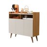 Balcão Aparador Cantinho do Café Wind 3 Portas Nature / Off White - 1