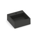 Ver imagem 1 de Cuba de Apoio 420x420 Valvula Oculta 7/8 com Mesa Basic Q4 Onix/ Noir/noite