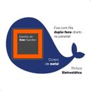 Ver imagem 4 de Espelho Infantil Cores Alegres Formatos Criativos Decoração Quarto Criança Baleia Azul 25x35cm
