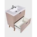 Ver imagem 7 de Gabinete para Banheiro com Cuba e Espelho com LED 60cm Retro MDF Rosa Milano - On Móveis