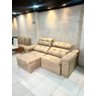 Sofa Siena 2,30 - Retrátil/reclinável (veludo Deluxe Bege) Grupo K1 Nordeste S.a - 3