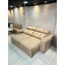 Sofa Siena 2,30 - Retrátil/reclinável (veludo Deluxe Bege) Grupo K1 Nordeste S.a - 2