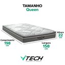 Ver imagem 2 de Colchão Queen Mola Molas Ensacadas D33 Vtech