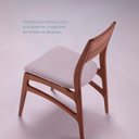 Ver imagem 3 de Cadeira Madeira Maciça Alento