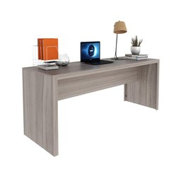 Mesa para Escritório Escrivaninha Madeira Linha Office 180cm Cor:carvalho - 8