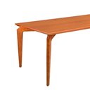 Ver imagem 4 de Mesa de Jantar Retangular 210x100cm Gosty Madeira Liptus Castanho Claro - Sallar Home