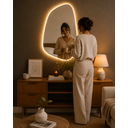 Ver imagem 3 de Espelho Tobago - Linha Metal - - 80x60 - sem LED - Ouro