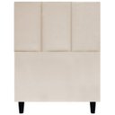Ver imagem 2 de Cabeceira Decorativa Classic para Cama de Solteiro 90 Cm Suede Cores