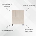 Ver imagem 3 de Cabeceira Decorativa Classic para Cama de Solteiro 90 Cm Suede Cores