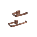 Ver imagem 1 de Kit Porta Papel Higiênico e Porta Toalha de Rosto Luxo Marrom Corten