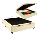 Ver imagem 1 de Cama Box Bau Viuvo Blindado Nature Begetiza 128x188